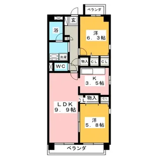 Fein Sakura【1階】の間取り