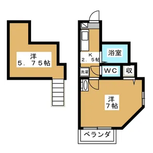 クイーンシップ横須賀中央【1階】の間取り