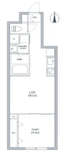 COCOCUBE西蒲田【4階】の間取り
