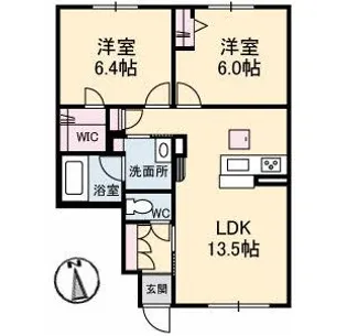 シャーメゾン ATO I棟【1階】の間取り