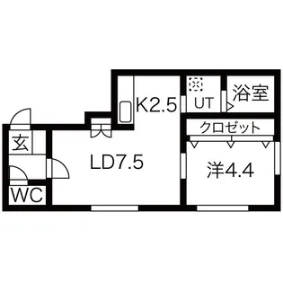 SENNA発寒I【2階】の間取り