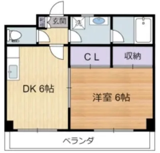 メゾンZ伏見【3階】の間取り