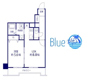 T’s gardenセンター南【10階】の間取り