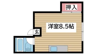 源徳マンション【2階】の間取り