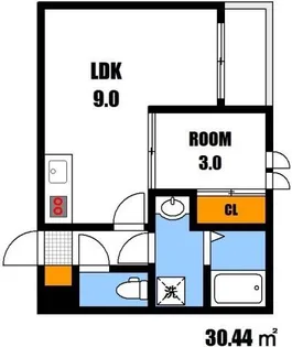 Regalest Terras 祇園(レガリストテラスギオン)【1階】の間取り