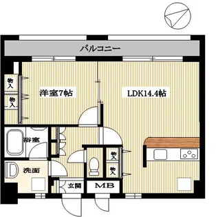 EMBELLIR(アンベリール)【4階】の間取り