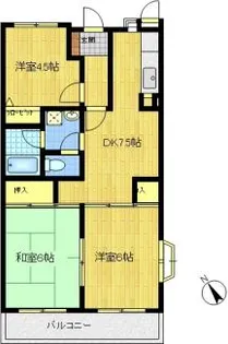 グローバル【2階】の間取り