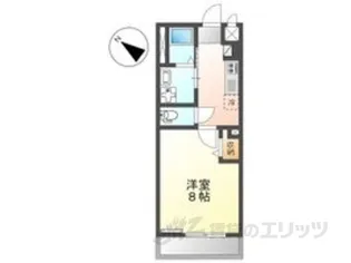 Brooks Cube ai【2階】の間取り