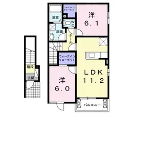ノゥブル コート【2階】の間取り