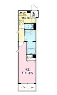 メゾン クレスト【1階】の間取り