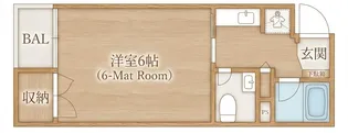 Collection阿倍野【5階】の間取り