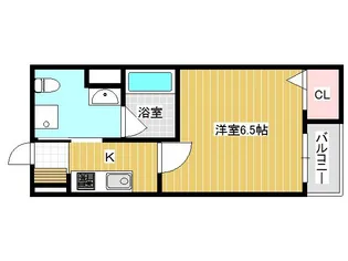 シャトーレ西明石【1階】の間取り