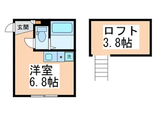 プライムテラス中野島【1階】の間取り