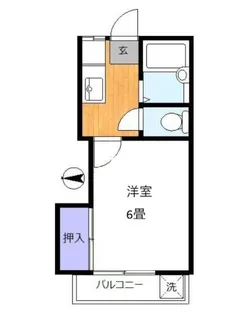 小島第二コーポ【2階】の間取り