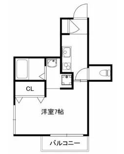恵比寿モンテベルデ【3階】の間取り