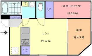 Recorrido Nakanoshinbashi【3階】の間取り