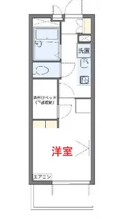 レオパレス田園調布B【1階】の間取り