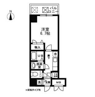 シャルマンフジ大阪城南【5階】の間取り