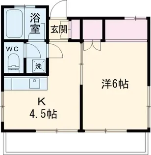 サンハイツ増田【2階】の間取り