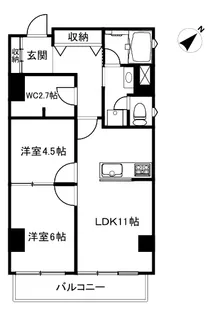 松見苑マンション【3階】の間取り