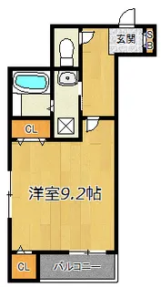 フジパレス塚本東【2階】の間取り