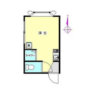 アンデリートイン【4階】の間取り