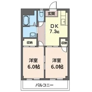 ハウスパストラル【2階】の間取り