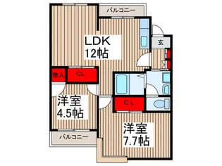 ファーストメゾン壱番館【3階】の間取り