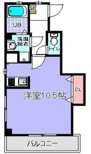 メゾンドソレイユ【3階】の間取り