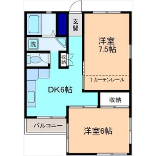 クラークハイツ【2階】の間取り