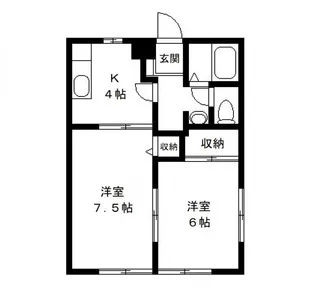 さくら館【1階】の間取り