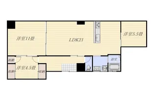 新屋敷Nビル【1階】の間取り
