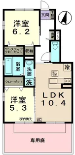 グランボヌール【1階】の間取り