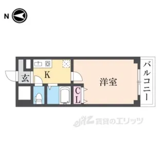 アクティ塚口【3階】の間取り