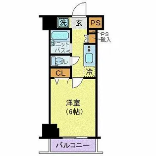 スカイコート蒲田壱番館【3階】の間取り