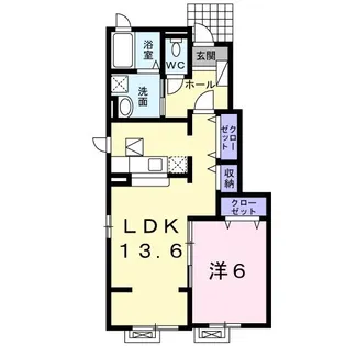サンライズIII【1階】の間取り