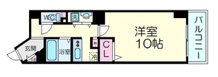 ビレイユ眞英河原町【2階】の間取り