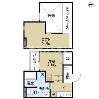 AirCity【1階】の間取り