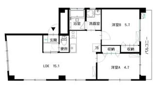 田柄ハウス【2階】の間取り