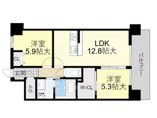 Fleurir【2階】の間取り