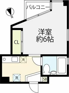 アーバンハウス駒場【4階】の間取り