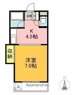 第2メゾン北川【3階】の間取り