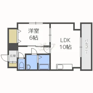 スターパレス【6階】の間取り