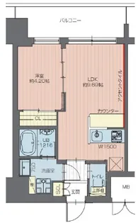 プレジオ亀有【11階】の間取り