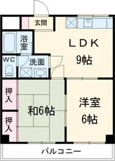 Gサイド白羽根【2階】の間取り