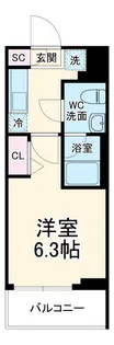 MAXIV CROS川口元郷【5階】の間取り