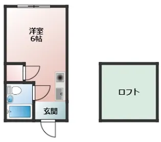 サンサーラ籠上【2階】の間取り