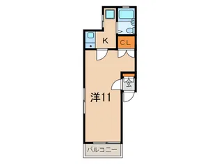 ポン シイプレ【1階】の間取り
