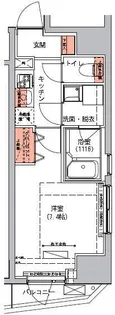 ハーモニーレジデンス三田【10階】の間取り