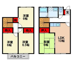 メゾンドボーテ弐番館の間取り